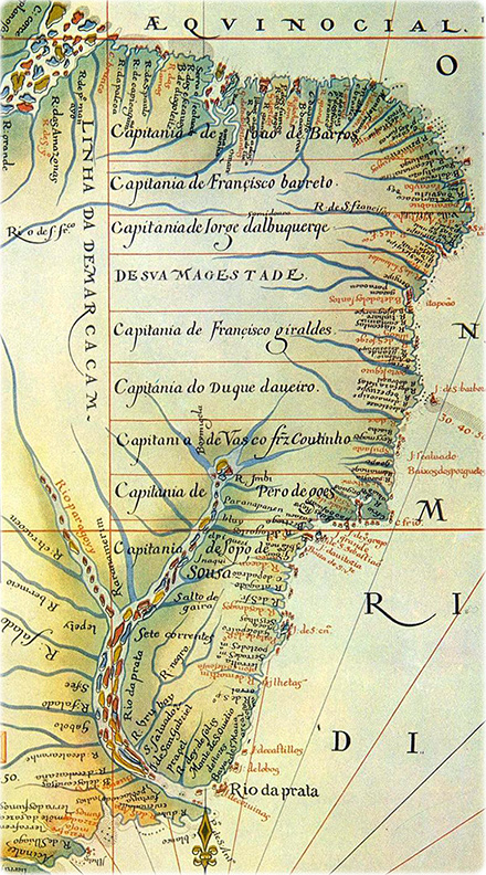 Mapa Antigo Brasil