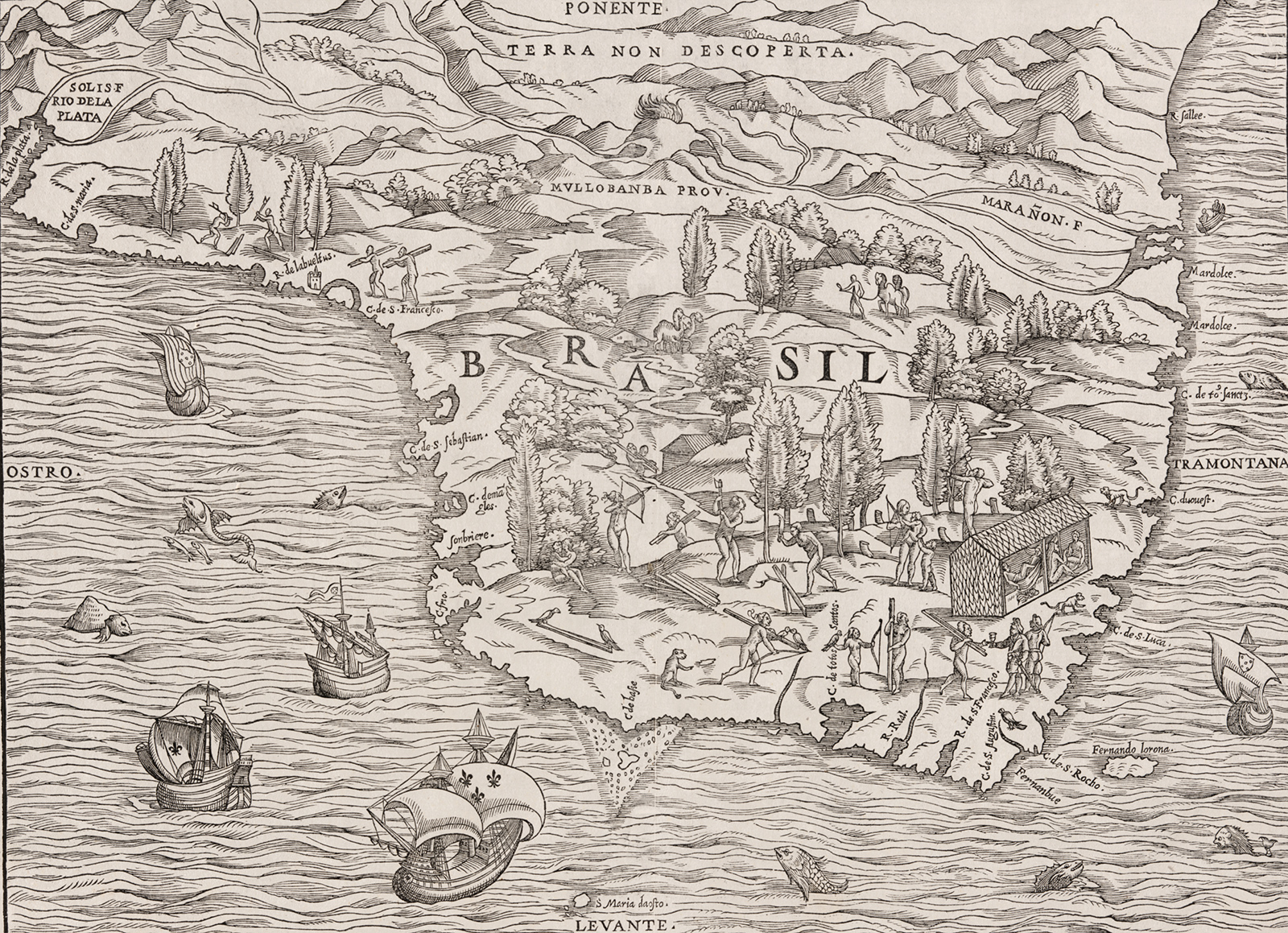 Mapa Historico Brasil