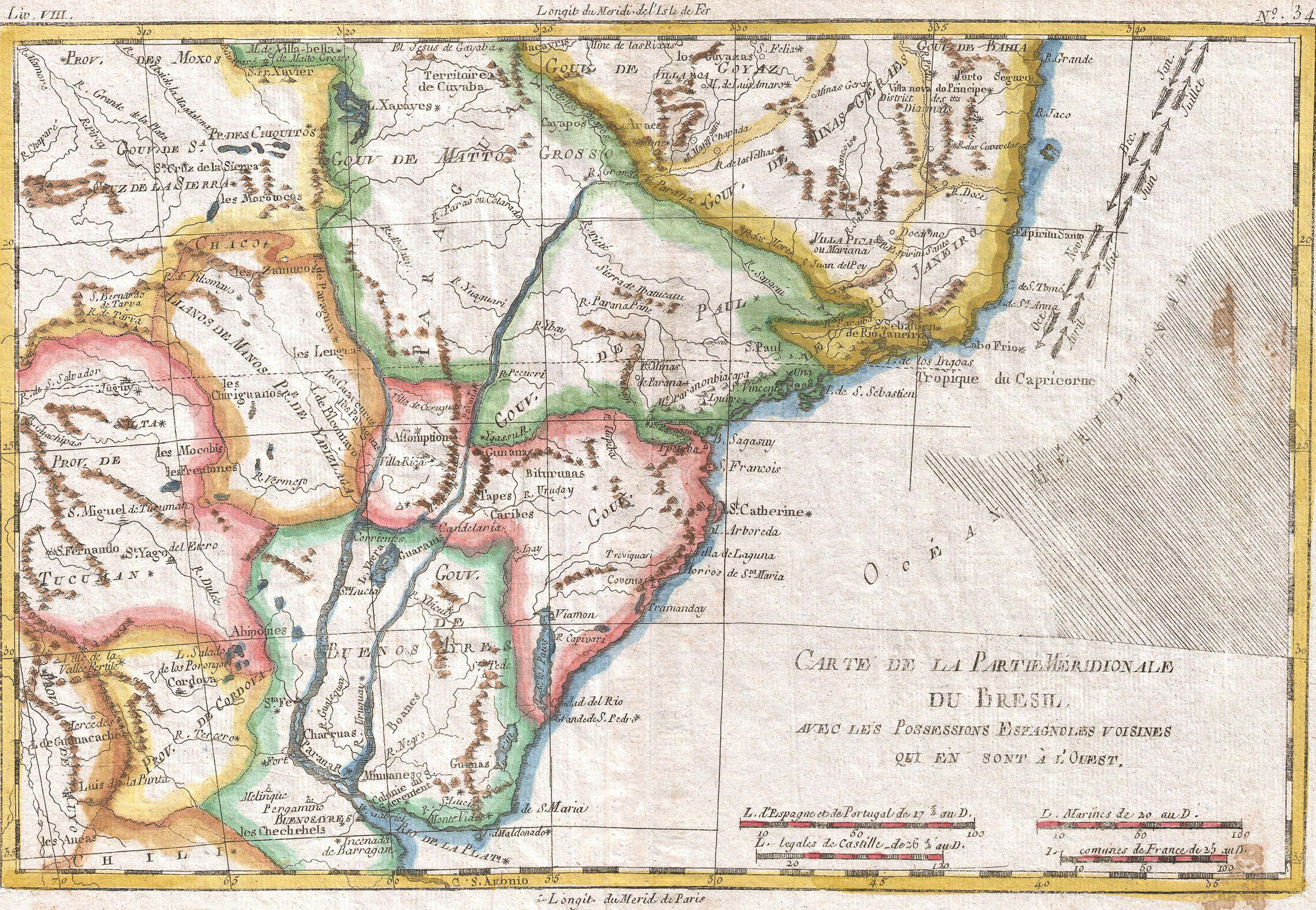 Mapa Raynal Bonne